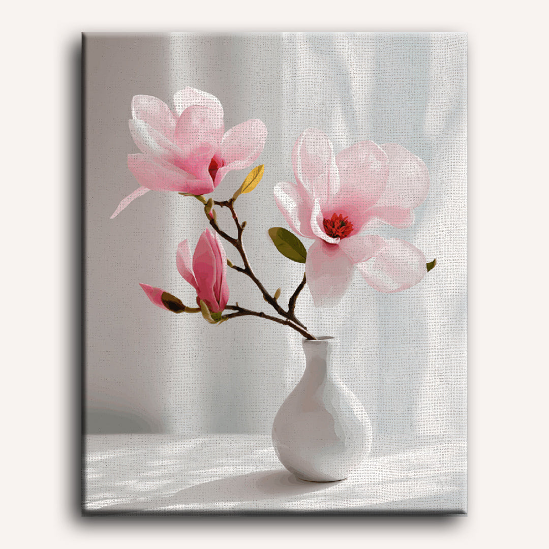 Roze magnolia's