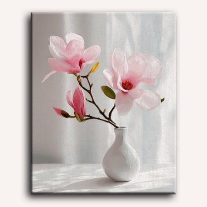 Roze magnolia's