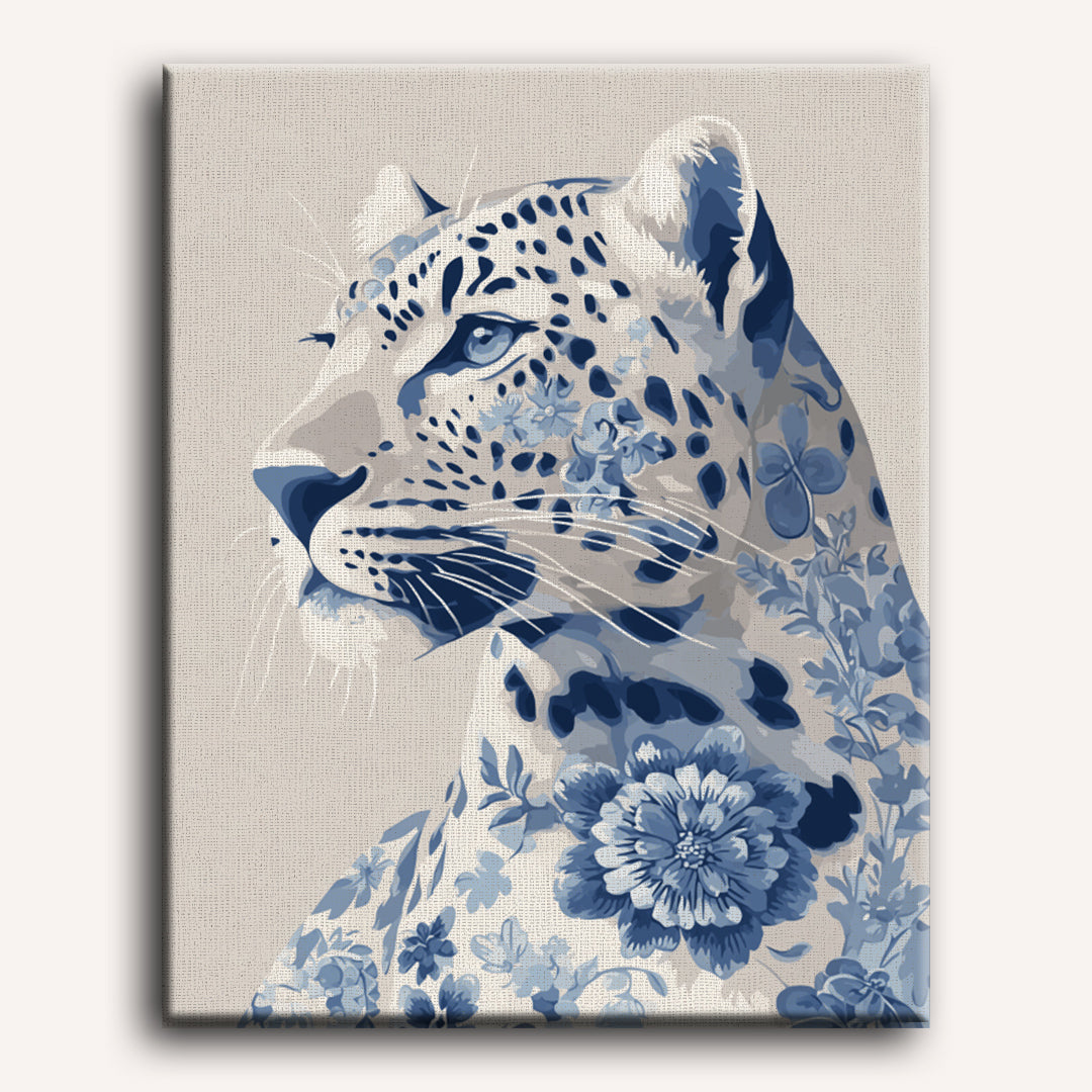 Delfts blauw luipaard