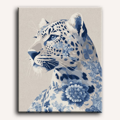 Delfts blauw luipaard