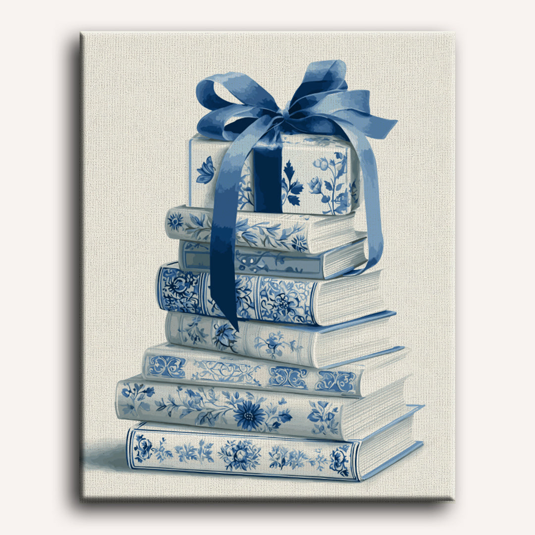 Delfts blauwe bibliotheek