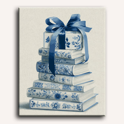 Delfts blauwe bibliotheek