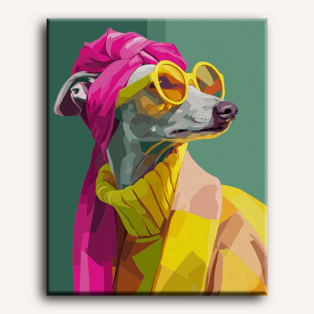 Elegante windhond