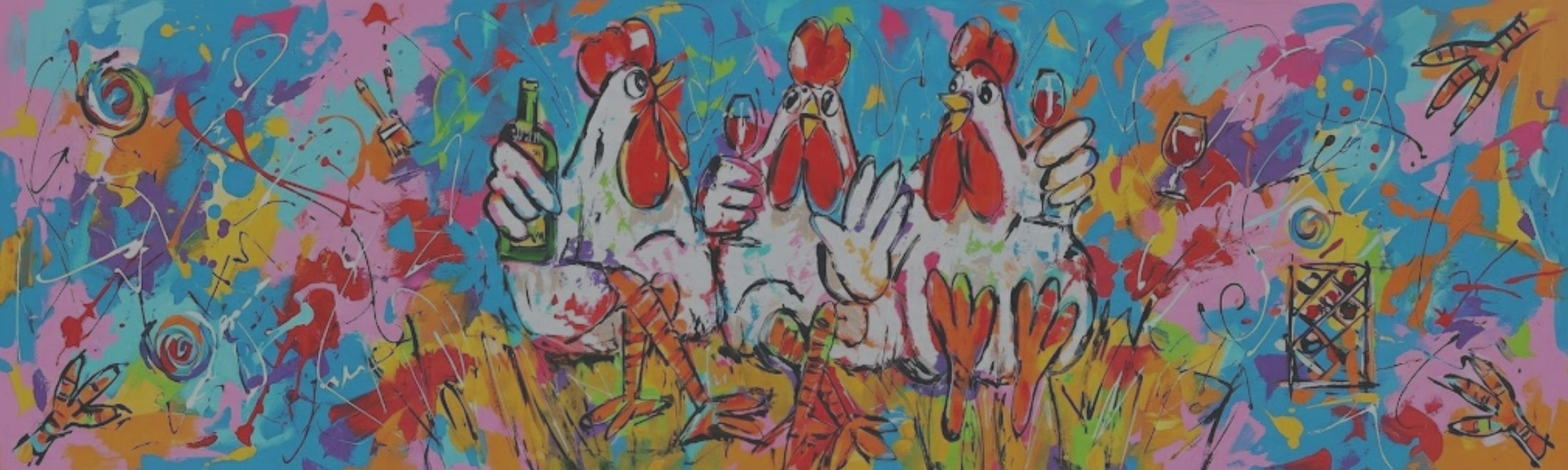 Vrolijk Schilderij
