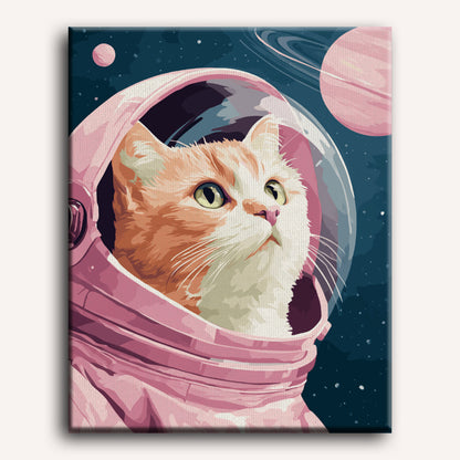 Pluizige astronaut