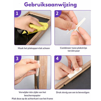 Zelfklevende Ophangstrips | Schilderen op Nummers