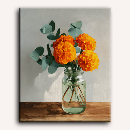 Gouden goudsbloemen