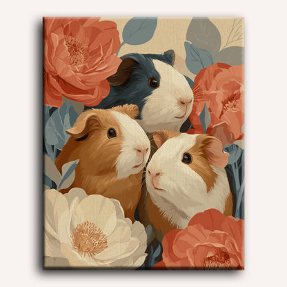 Cavia bloemen