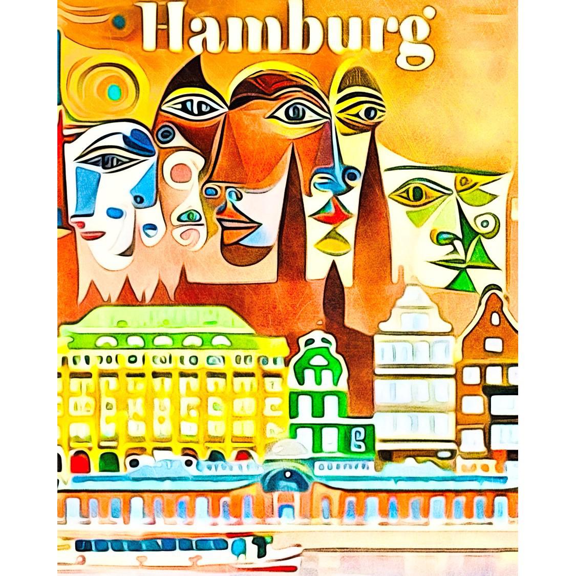 Schilder Op Nummers - Hamburg, Globetrotter by Zamart