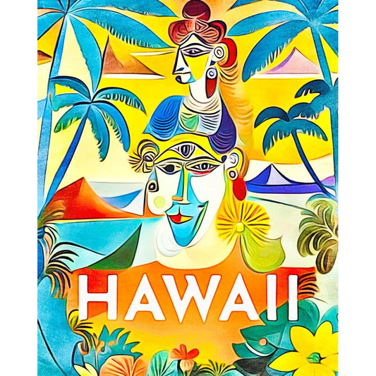 Schilder Op Nummers - Hawaii, Globetrotter by Zamart
