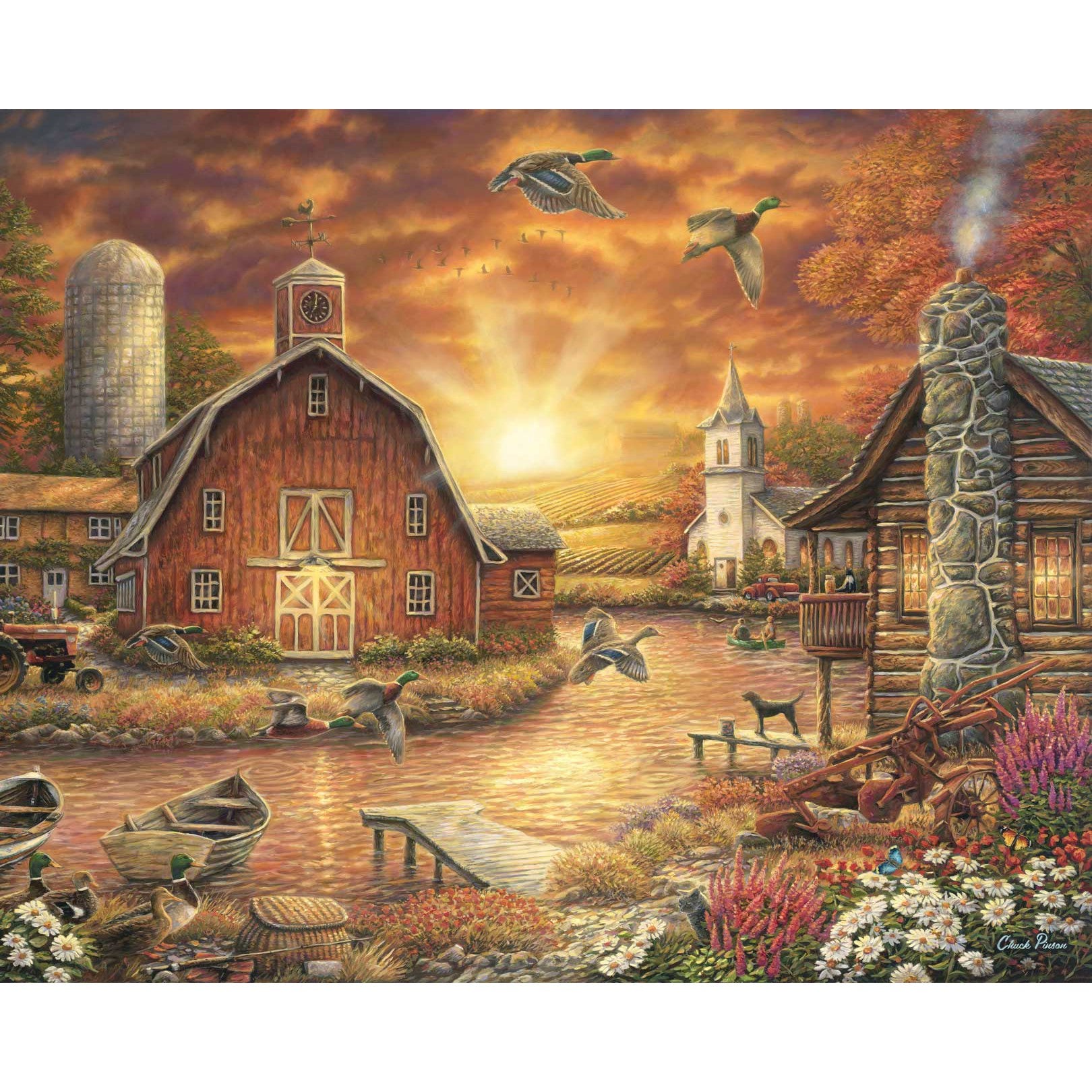 Schilder Op Nummers - Honey Drip Farm - by Chuck Pinson