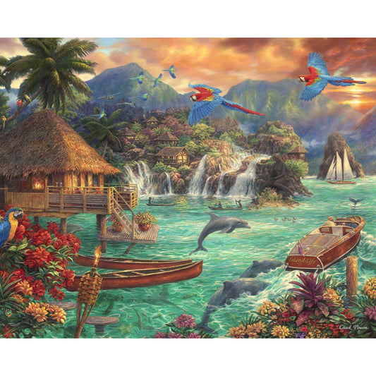 Schilder Op Nummers - Island Life - by Chuck Pinson