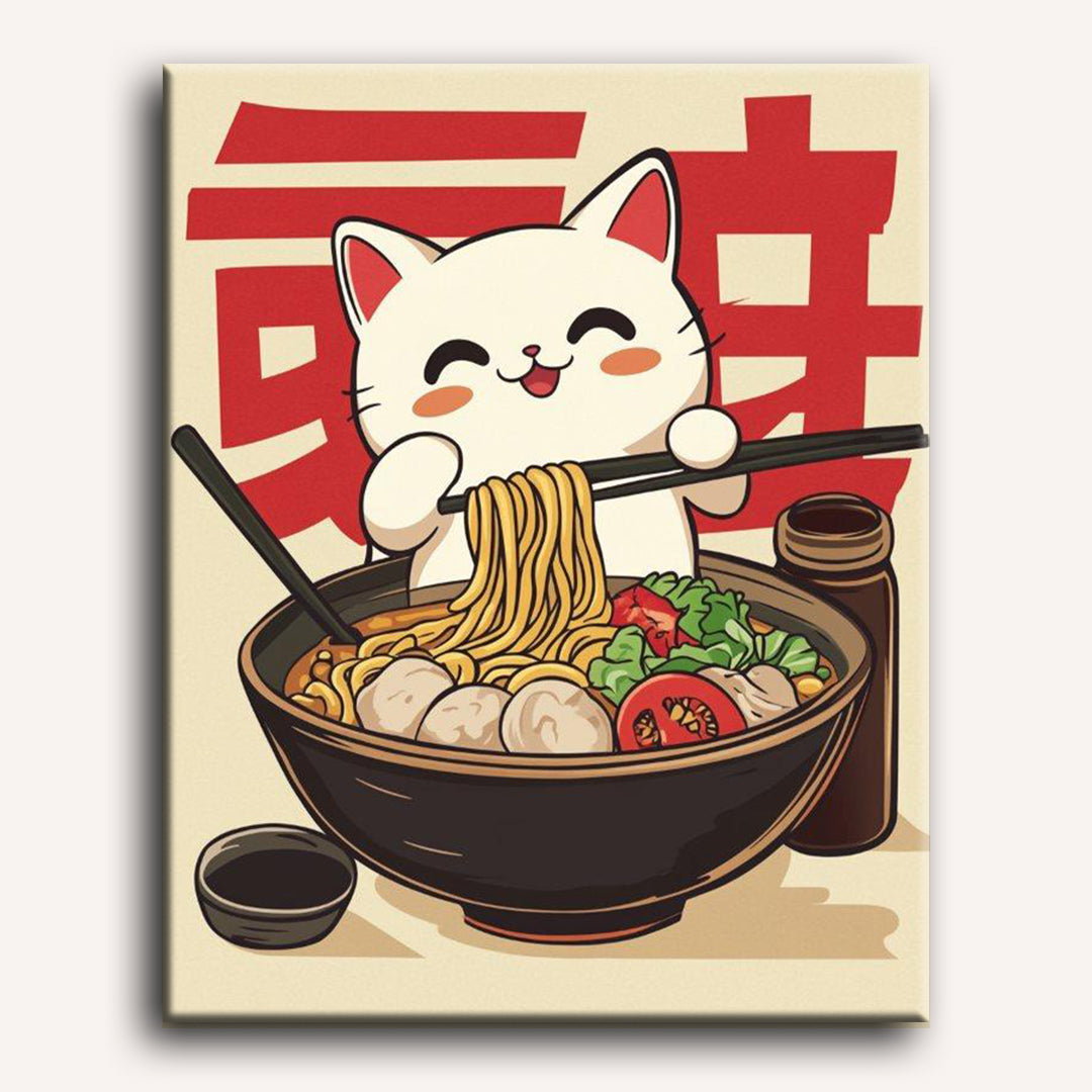 Kat in noedelkom