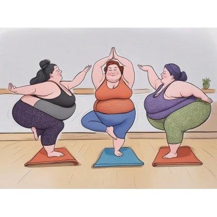 Schilder Op Nummers - Vrouwen die yoga doen