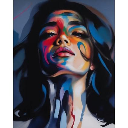 Schilder Op Nummers - Abstracte vrouw