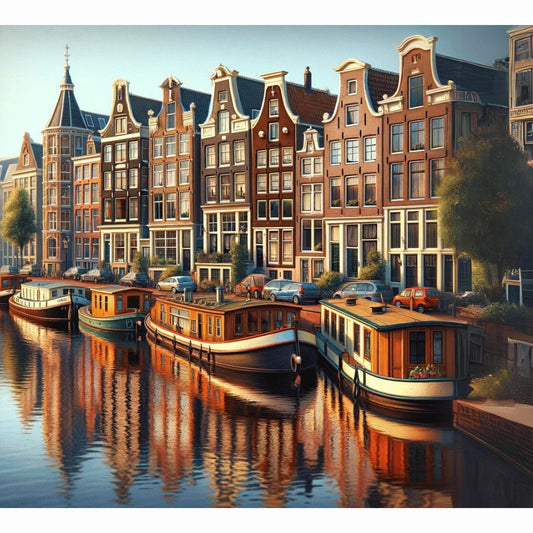 Schilder Op Nummers - Amsterdam overdag