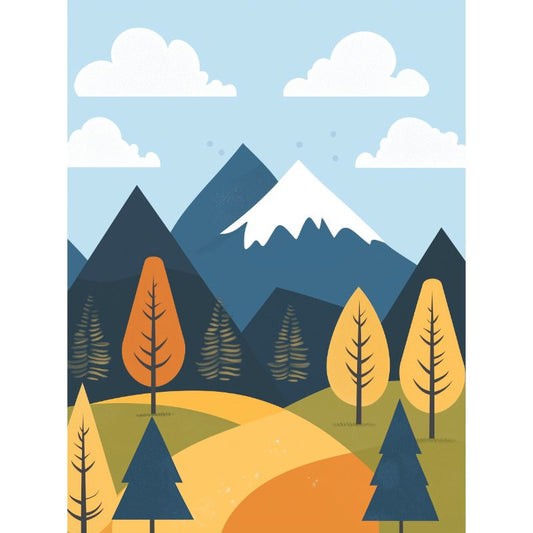 Schilder Op Nummers - Landschap - Kort project