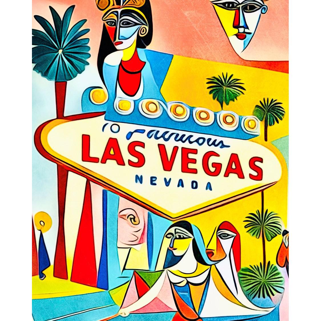 Schilder Op Nummers - Las Vegas, Globetrotter by Zamart