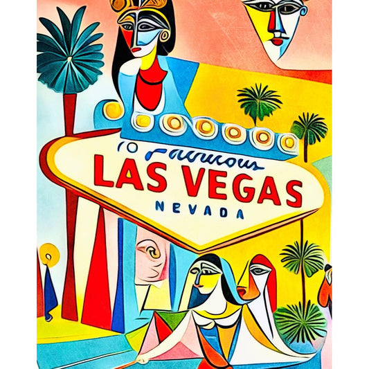 Schilder Op Nummers - Las Vegas, Globetrotter by Zamart