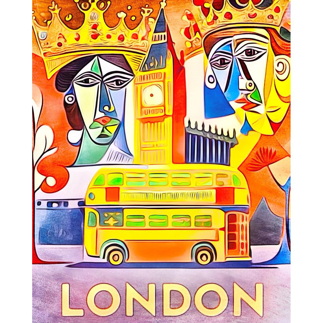 Schilder Op Nummers - London, Globetrotter by Zamart