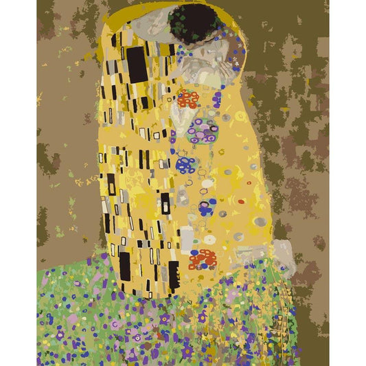 Schilder Op Nummers - De Kus - Gustav Klimt