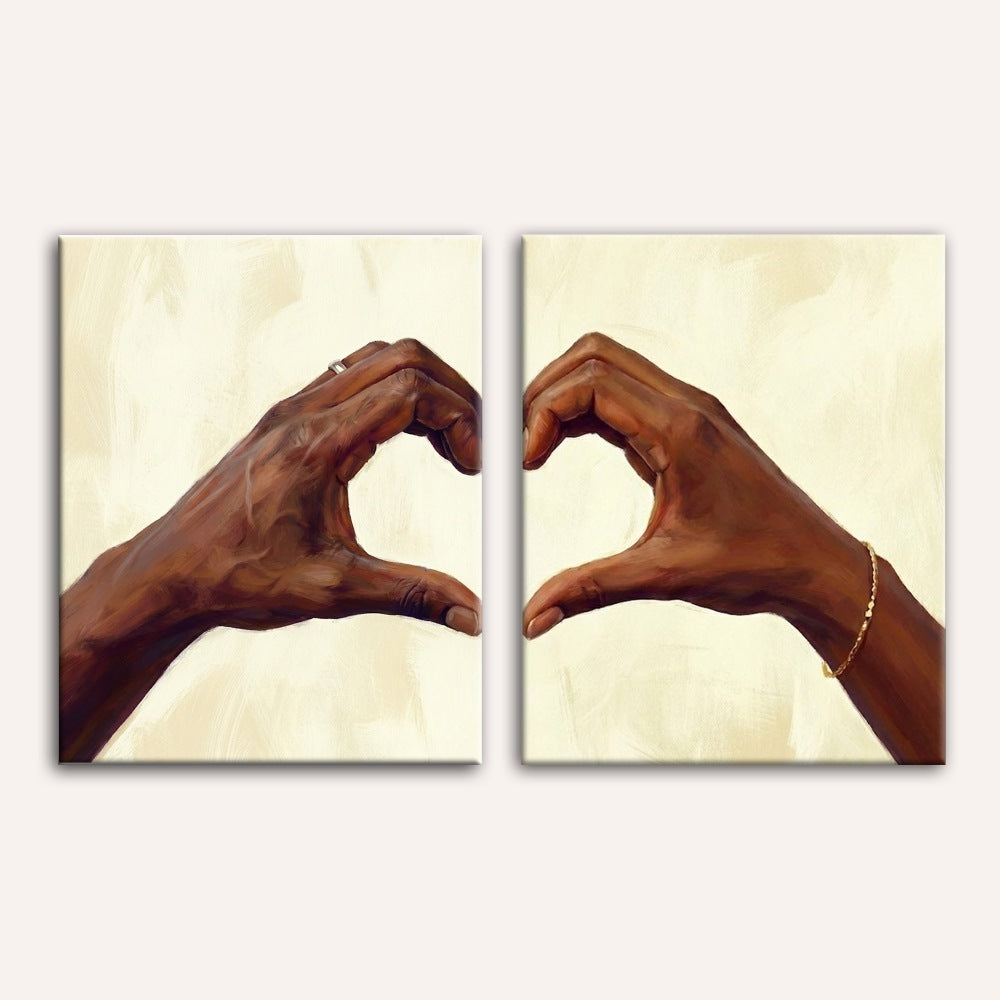 Valentijn Bundel – Liefdevolle Handen- Schilderen op nummers