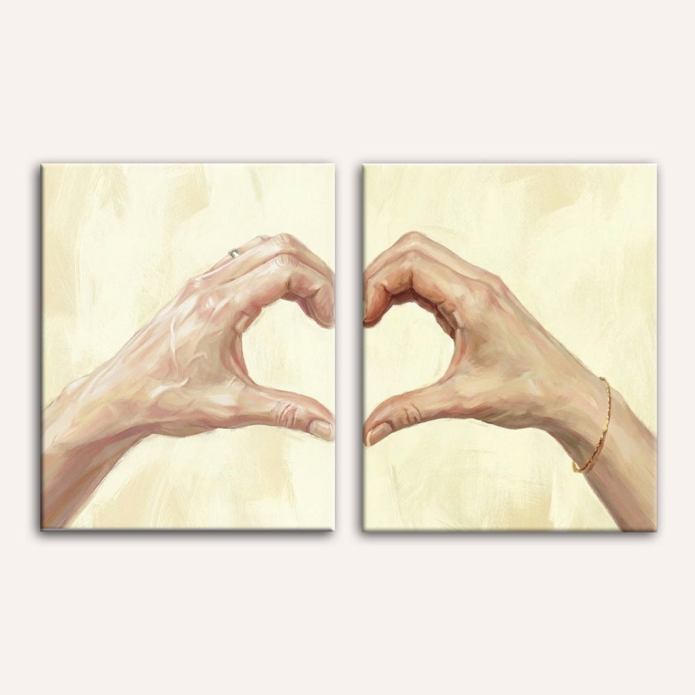 Valentijn Bundel – Handen van Liefde- Schilderen op nummers