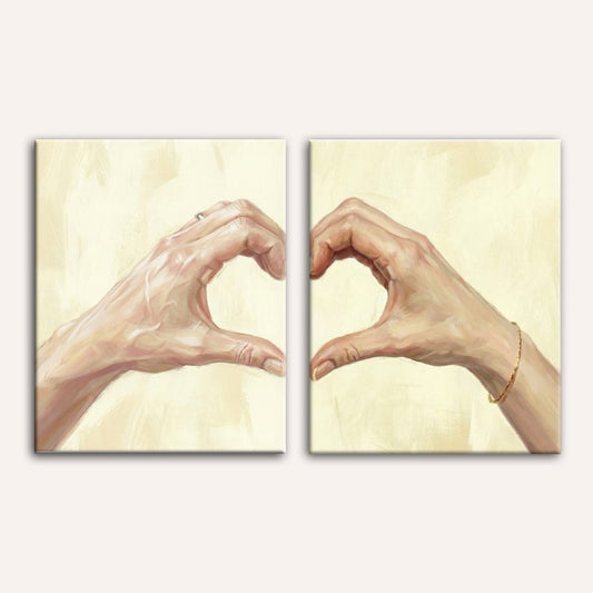 Valentijn Bundel – Handen van Liefde- Schilderen op nummers