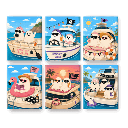 6 Mini Paintings | Zomer Geesten Set