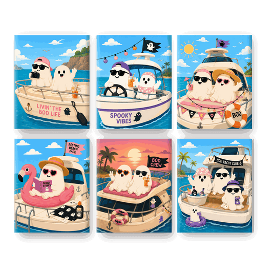 6 Mini Paintings | Zomer Geesten Set