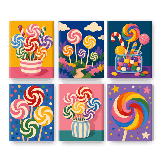 6 Mini Paintings | Lolly Set