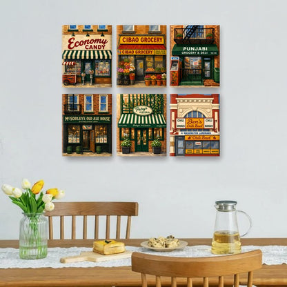 6 Mini Paintings | Buurt Klassiekers Set