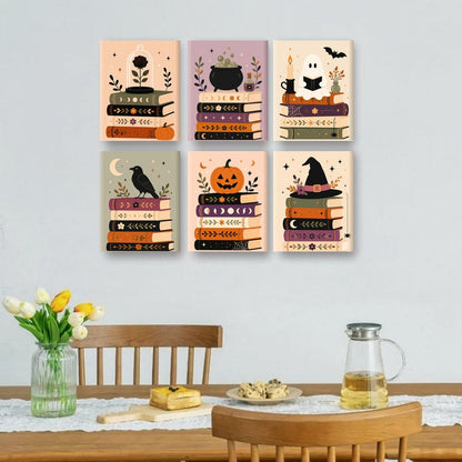 6 Mini Paintings | Halloween Boeken Set