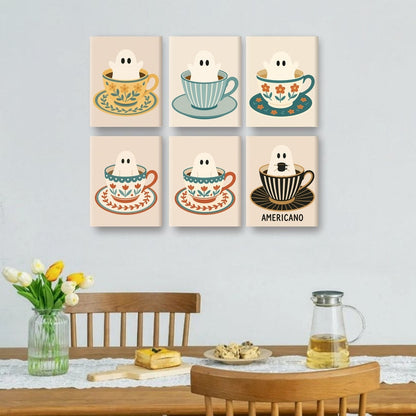 6 Mini Paintings | Geest in Kopjes Set