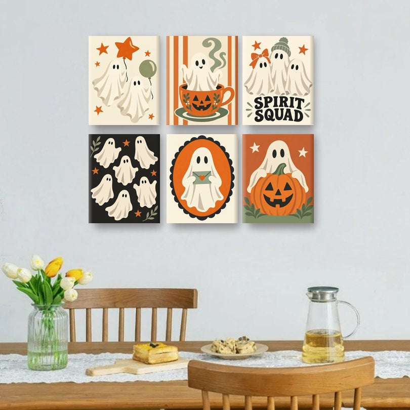 6 Mini Paintings | Vriendelijke Spoken Set