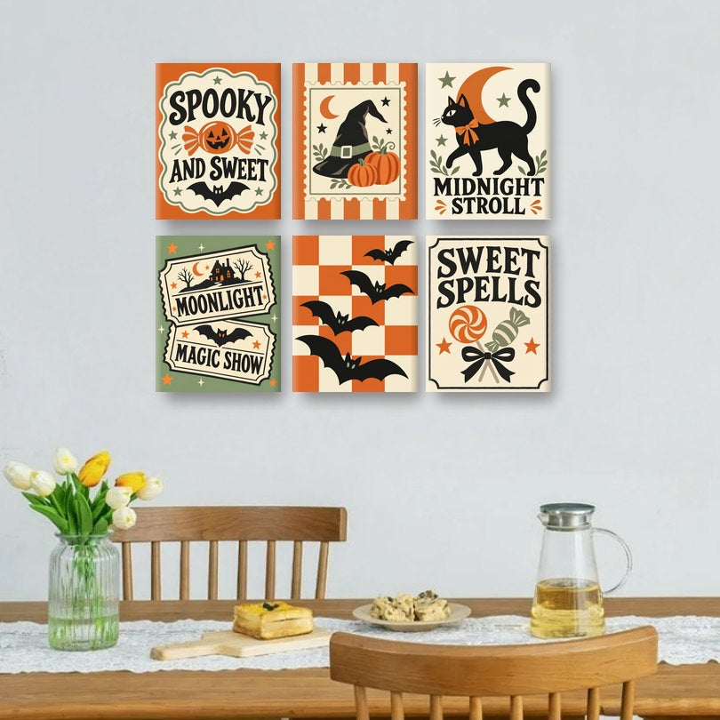 6 Mini Paintings | Oktober Curiositeiten Set