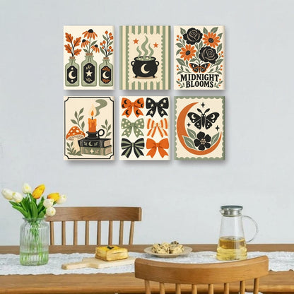 6 Mini Paintings | Botanisch Toverboek Set