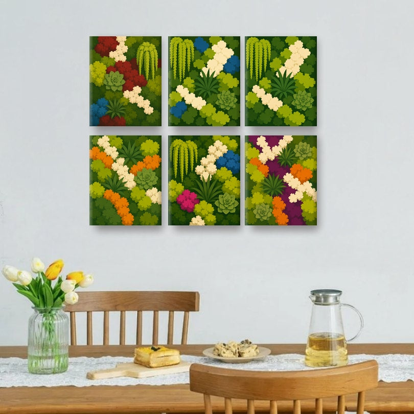 6 Mini Paintings | Mos Muren Set