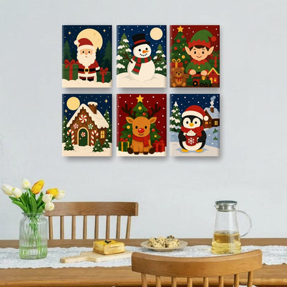 6 Mini Paintings | Noordpool Maatjes Set