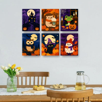 6 Mini Paintings | Spooky Maatjes Set