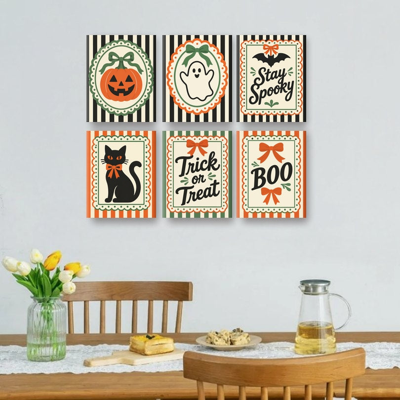 6 Mini Paintings | Boo & Strikken Set