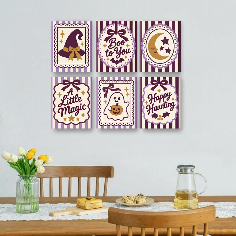 6 Mini Paintings | Magische Nachten Set