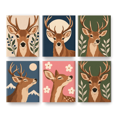 6 Mini Paintings | Boshert Set