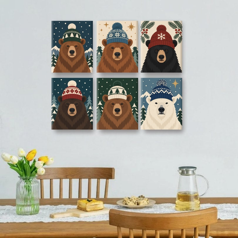 6 Mini Paintings | Berg Beer Winter Set