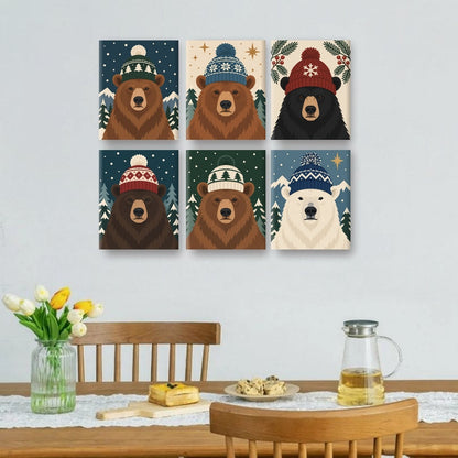6 Mini Paintings | Berg Beer Winter Set
