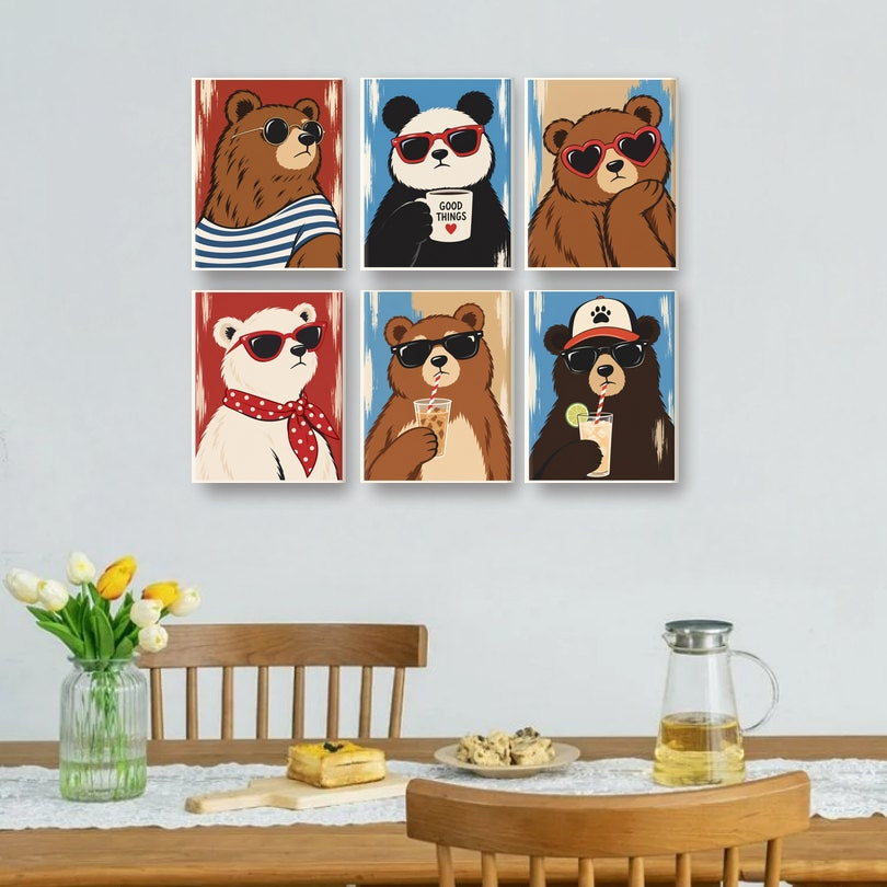 6 Mini Paintings | Coole Beer Set