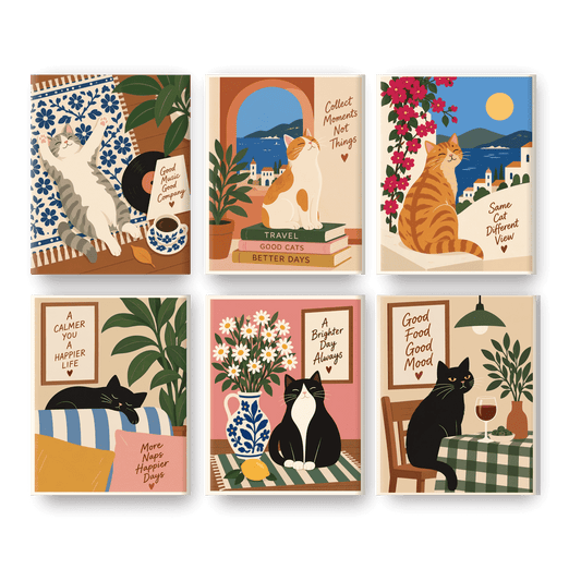 6 Mini Paintings | Good Music Good Company Set