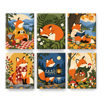 6 Mini Paintings | Vos Verhalen Set