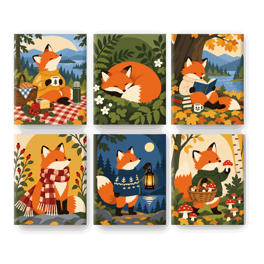 6 Mini Paintings | Vos Verhalen Set