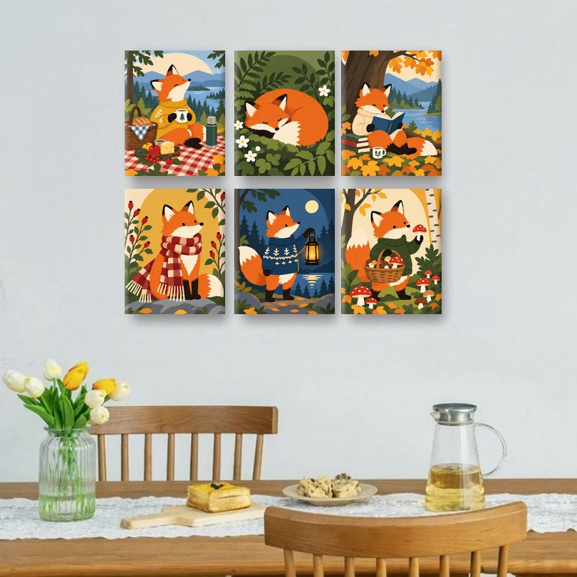 6 Mini Paintings | Vos Verhalen Set